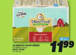 IGA LA MÈRE POULE BABY FOOD offer