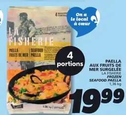 IGA LA FISHERIE FROZEN SEAFOOD PAELLA offer