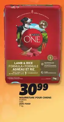 IGA PURINA ONE DOG FOOD offer