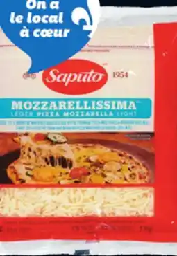 IGA SAPUTO CHEESE OR SHREDDED CHEESE offer