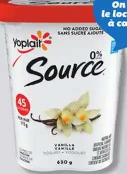 IGA YOPLAIT SOURCE YOGURT offer