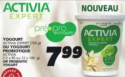 IGA ACTIVIA EXPERT (750 g) OR PROBIOTIC YOGURT (12 x 95 or 12 x 100 g) offer