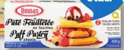 IGA DUMAS FROZEN PIE CRUSTS, PUFF PASTRY offer