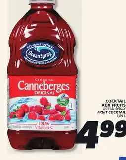 IGA OCEAN SPRAY FRUIT COCKTAIL offer