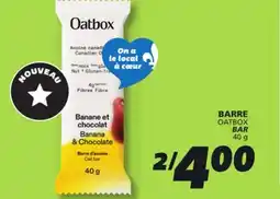 IGA OATBOX BAR offer