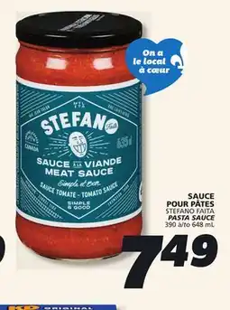 IGA STEFANO FAITA PASTA SAUCE offer