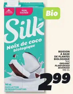 IGA SILK ORGANIC PLANT-BASED BEVERAGE offer