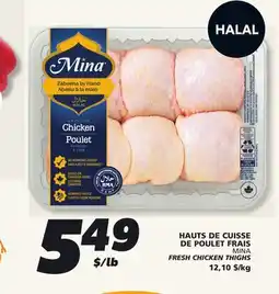 IGA MINA FRESH CHICKEN THIGHS offer