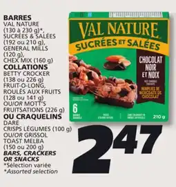 IGA VAL NATURE BARS offer