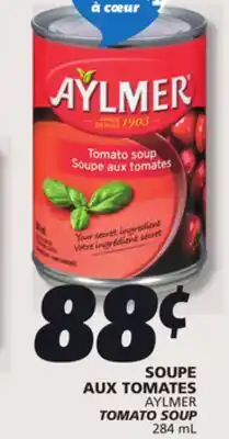 IGA AYLMER TOMATO SOUP offer