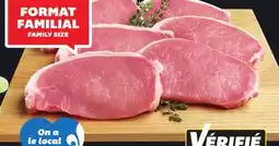 IGA FRESH BONELESS PORK LOIN CHOPS offer