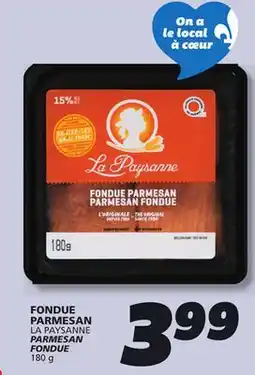 IGA LA PAYSANNE PARMESAN FONDUE offer