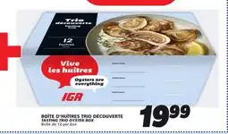 IGA TASTING TRIO OYSTER BOX offer