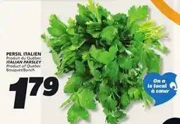 IGA ITALIAN PARSLEY offer