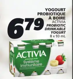 IGA ACTIVIA PROBIOTIC DRINKABLE YOGURT offer
