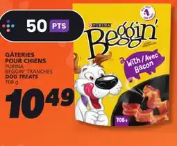 IGA PURINA BEGGIN' TRANCHES DOG TREATS offer