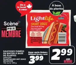 IGA LIGHTLIFE PLANT-BASED HOT DOGS offer