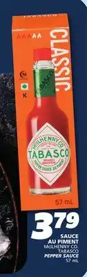 IGA McILHENNY CO. TABASCO PEPPER SAUCE offer