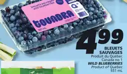 IGA WILD BLUEBERRIES offer