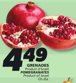 IGA POMEGRANATES offer