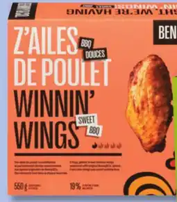 IGA BENNY & CO. FROZEN BREADED CHICKEN WINGS, BITES, TOURNEDOS, FILLETS, DRUMSTICKS OR VEGGIE FILLETS offer