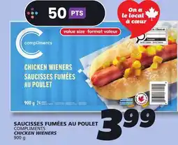 IGA COMPLIMENTS CHICKEN WIENERS offer