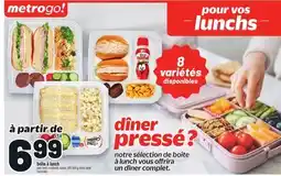 Metro BOÎTE À LUNCH | LUNCH BOX offer