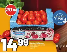 Metro TOMATES ITALIENNES | ITALIAN TOMATOES offer