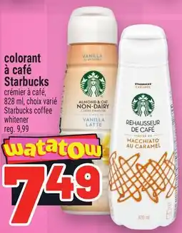 Metro COLORANT À CAFÉ STARBUCKS | STARBUCKS COFFEE WHITENER offer