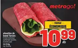 Metro ALOUETTES DE BOEUF FARCIES | STUFFED BEEF ALOUETTES offer