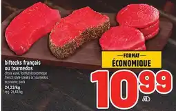 Metro BIFTECKS FRANÇAIS OU TOURNEDOS | FRENCH STYLE STEAKS OR TOURNEDOS offer