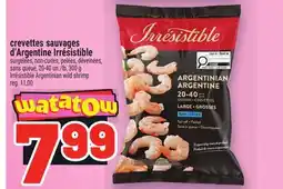 Metro CREVETTES SAUVAGES D'ARGENTINE IRRÉSISTIBLE | IRRÉSISTIBLE ARGENTINIAN WILD SHRIMP offer