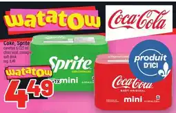 Metro COKE, SPRITE SOFT DRINK offer