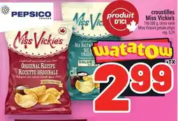 Metro CROUSTILLES MISS VICKIE'S | MISS VICKIE'S POTATO CHIPS offer