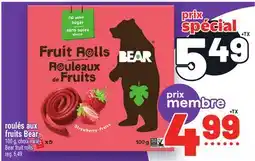 Metro ROULÉS AUX FRUITS BEAR | BEAR FRUITS ROLLS offer