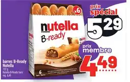 Metro BARRES B‑READY NUTELLA | NUTELLA B‑READY BARS offer