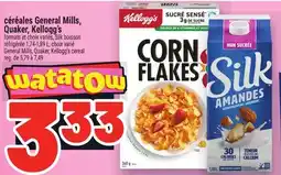 Metro CÉRÉALES GENERAL MILLS, QUAKER, KELLOGG'S | GENERAL MILLS, QUAKER, KELLOGG'S CEREAL offer
