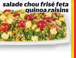 Metro SALADE CHOU FRISÉ FETA QUINOA RAISINS offer