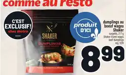 Metro DUMPLINGS AU BOEUF WAGYU SHAKER | SHAKER FROZEN WAGYU BEEF DUMPLINGS offer