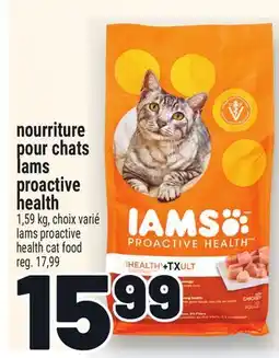 Metro NOURRITURE POUR CHATS IAMS PROACTIVE HEALTH | IAMS PROACTIVE HEALTH CAT FOOD offer