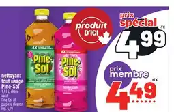Metro NETTOYANT TOUT USAGE PINE‑SOL | PINE‑SOL ALL PURPOSE CLEANER offer