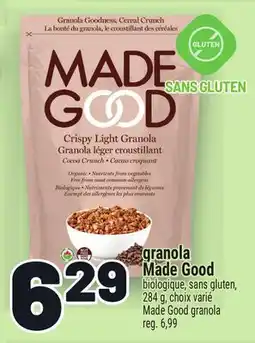 Metro GRANOLA MADE GOOD | MADE GOOD GRANOLA offer