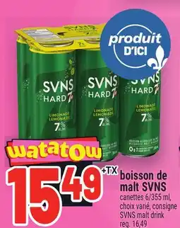 Metro BOISSON DE MALT SVNS | SVNS MALT DRINK offer