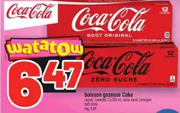 Metro BOISSON GAZEUSE COKE | SOFT DRINK offer