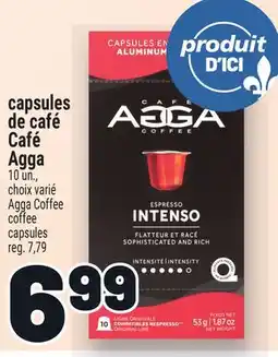 Metro CAPSULES DE CAFÉ CAFÉ AGGA | AGGA COFFEE COFFEE CAPSULES offer