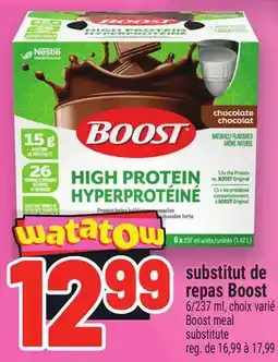 Metro SUBSTITUT DE REPAS BOOST | BOOST MEAL SUBSTITUTE offer