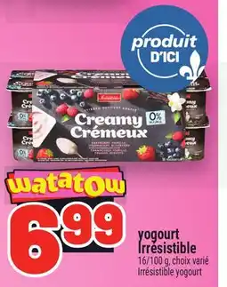 Metro YOGOURT IRRÉSISTIBLE | IRRÉSISTIBLE YOGOURT offer