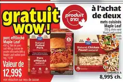 Metro METS CUISINÉS MAPLE LEAF | MAPLE LEAF COOKED MEALS offer