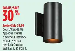 Canadian Tire NOMA Hemlock Outdoor Wall Light offer