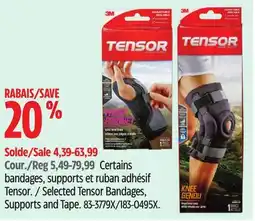 Canadian Tire Selected Tensor Bandages, Supports and Tape offer